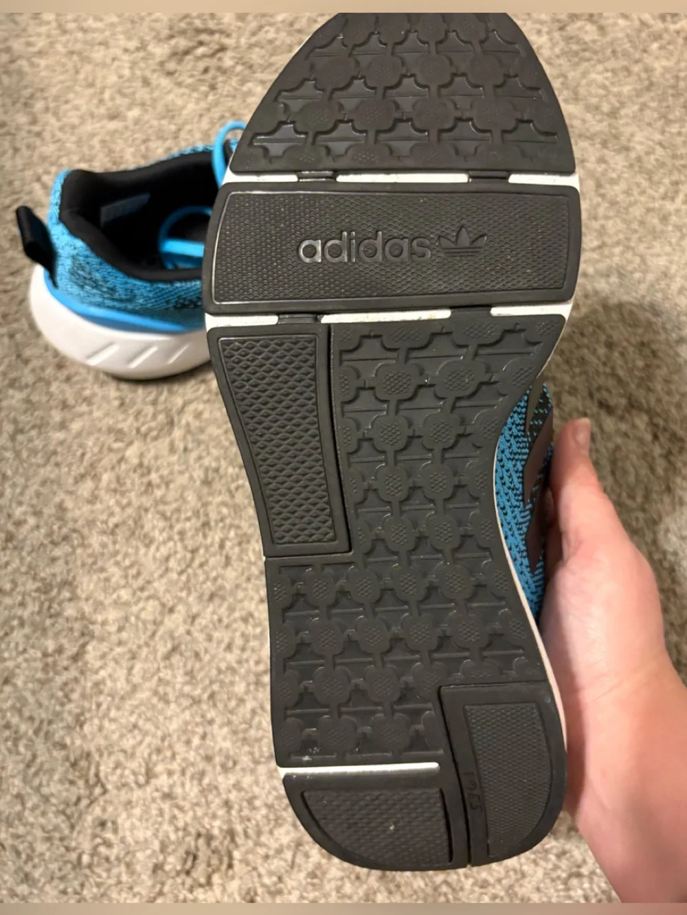 Men’s size 7 Adidas Swift Run 22 “Sky Rush Black”